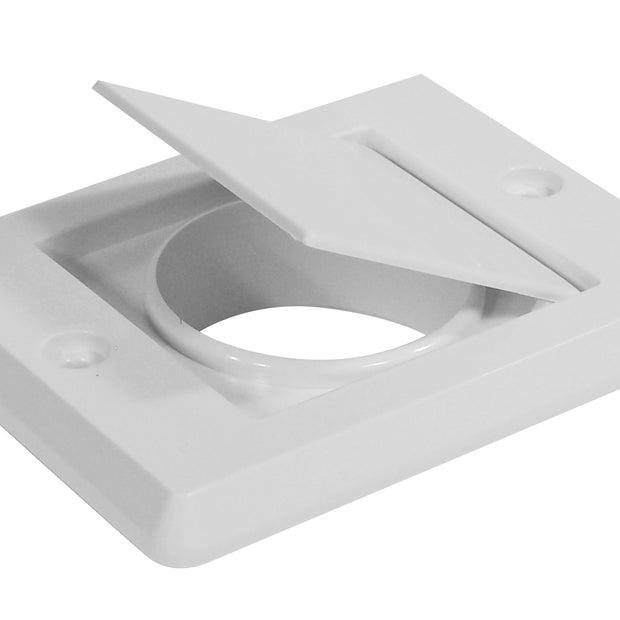 Exhaust Vent Cap - for Central Vacuum Installation - White - Hayden 793030W
