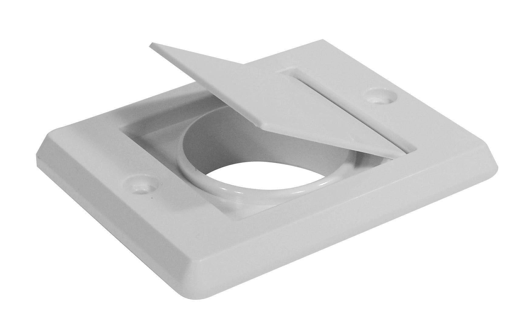 Exhaust Vent Cap - for Central Vacuum Installation - White - Plastiflex SV8118