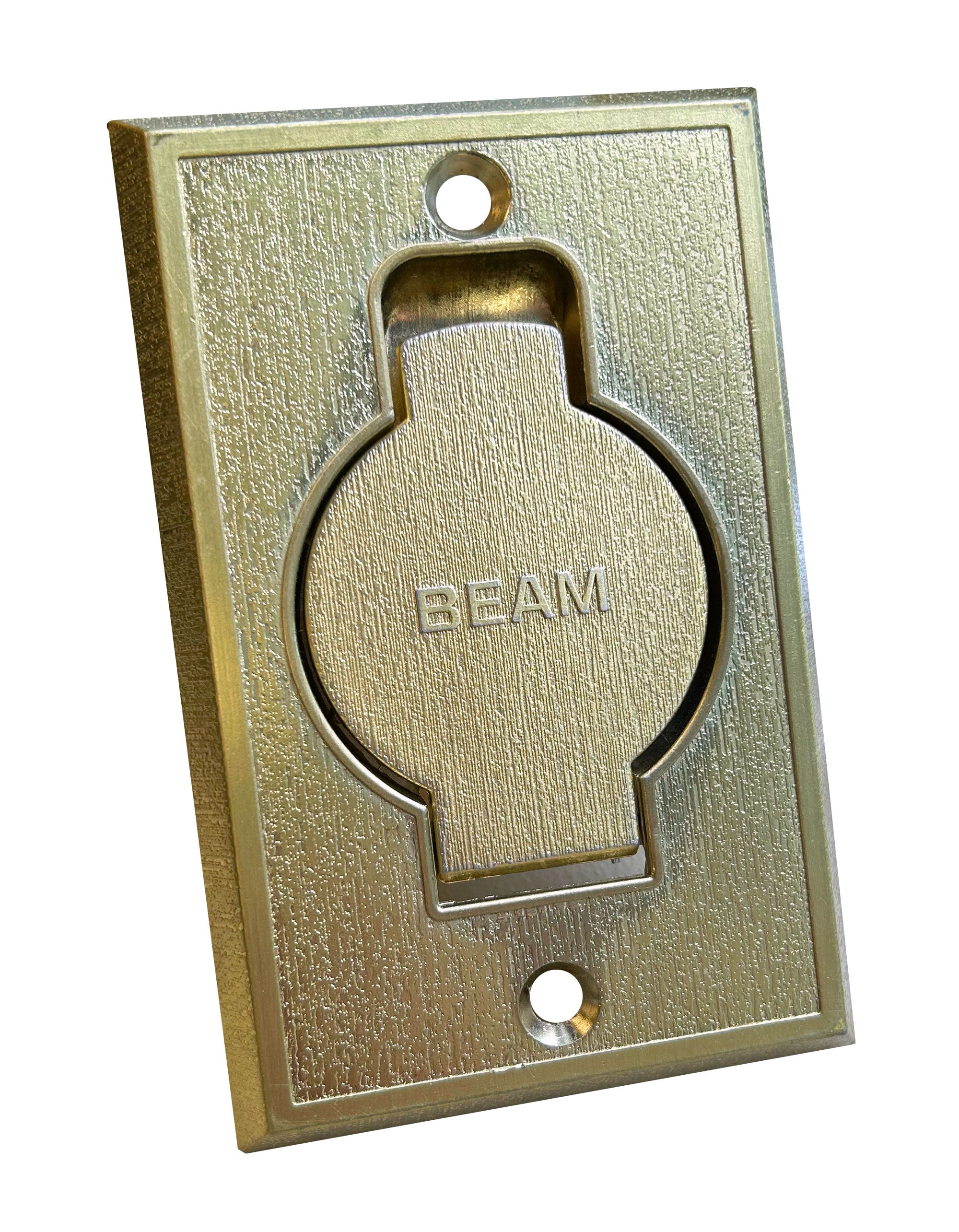 METAL INLET VALVE - FITTING FOR CENTRAL VAC - BRASS
