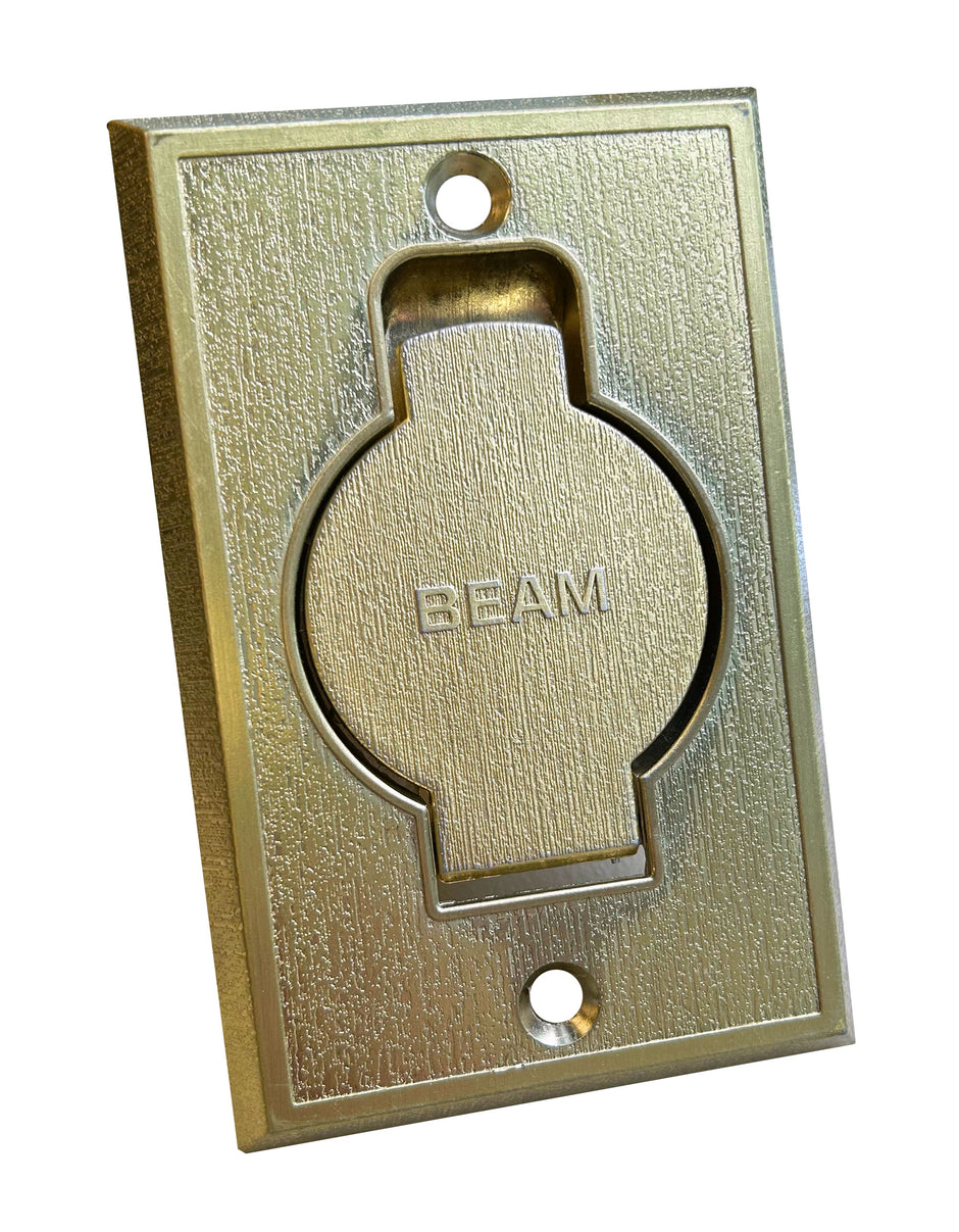 METAL INLET VALVE - FITTING FOR CENTRAL VAC - BRASS