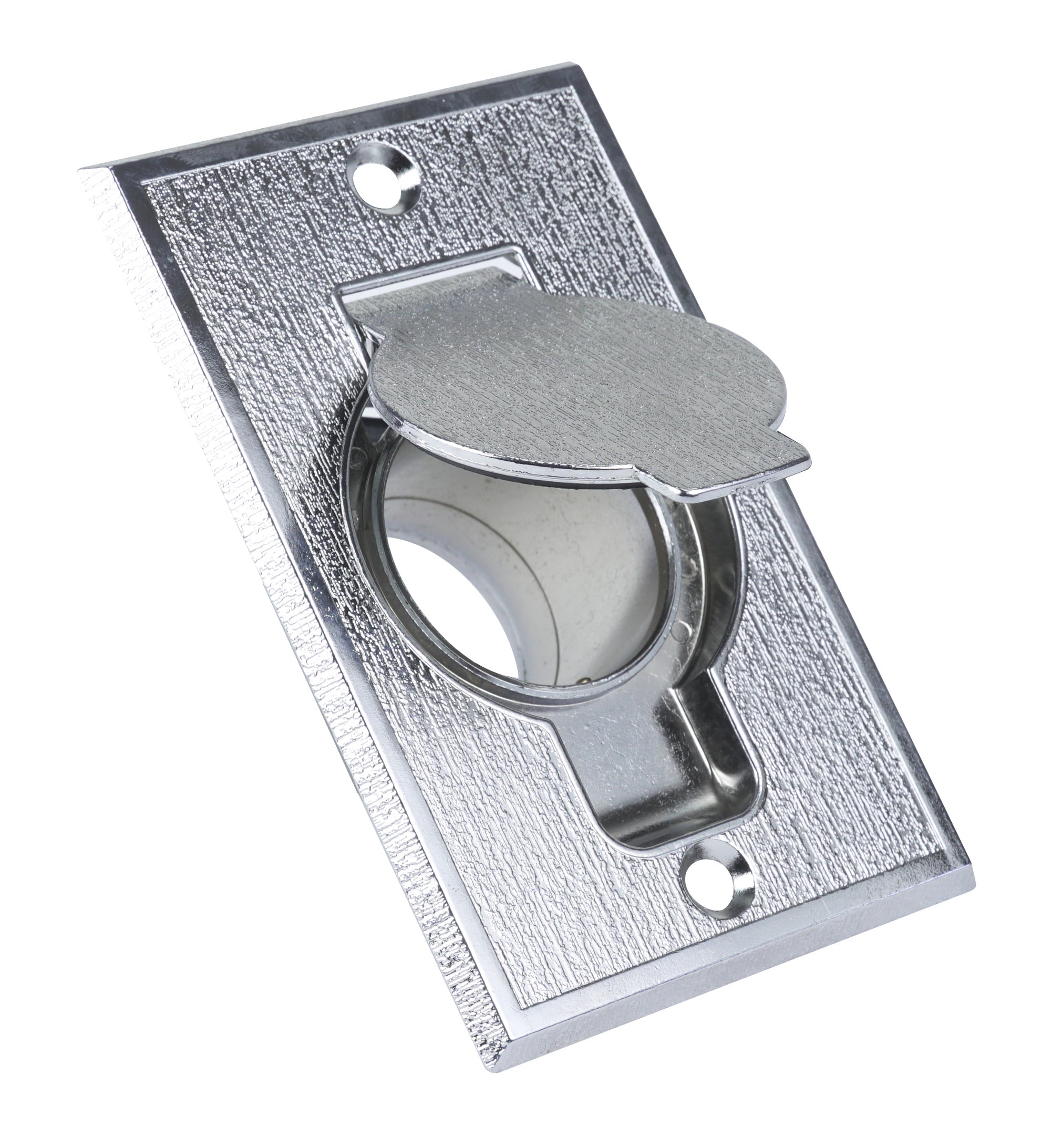 Metal Electric Inlet Valve - for Central Vac Installation - Chrome