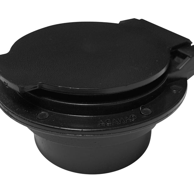 Non-Contact Universal Utility Plug for Central Vacuum - Black