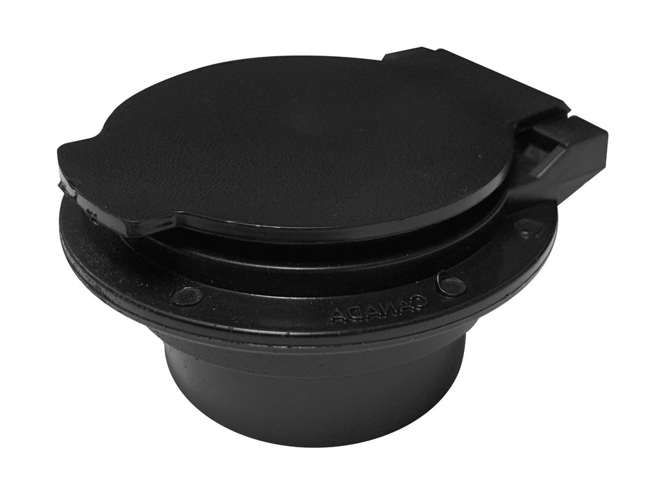 Non-Contact Universal Utility Plug for Central Vacuum - Black