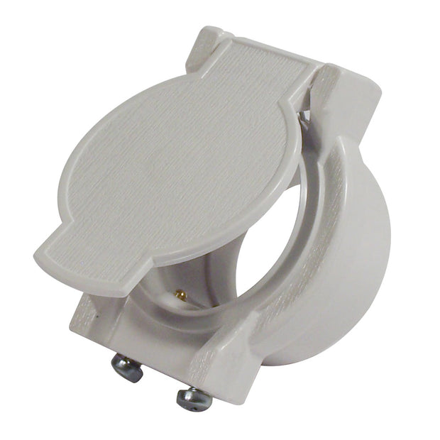 Utility Valve and Contact for Central Vac - White - Canplas 775586W