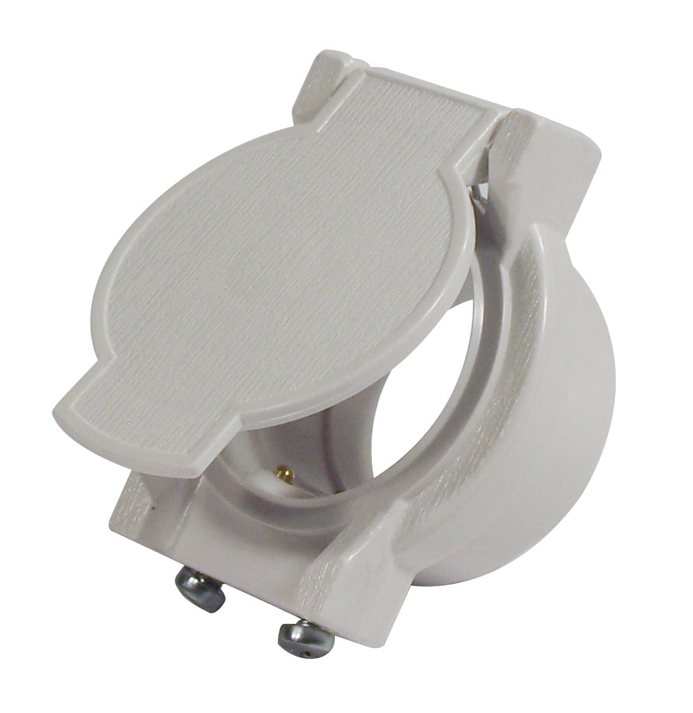Utility Valve and Contact for Central Vac - White - Canplas 775586W