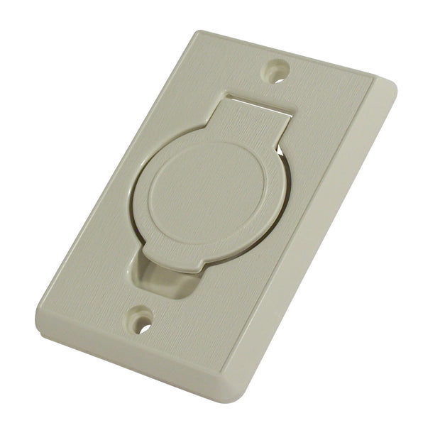 Inlet Valve - for Central Vacuum Installation - Almond - Plastiflex SV8020