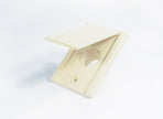 INLET VALVE - FITTING FOR CENTRAL VAC - CANPLAS - IVORY