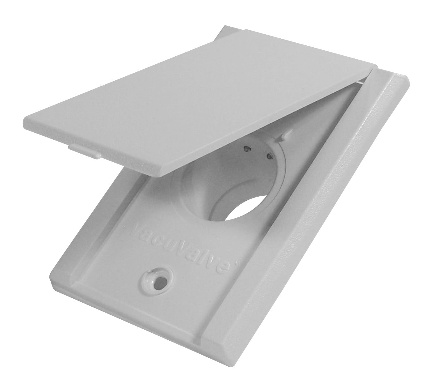 Inlet Valve Square door - Fitting for Central Vacuum Installation - Canplas 775590W