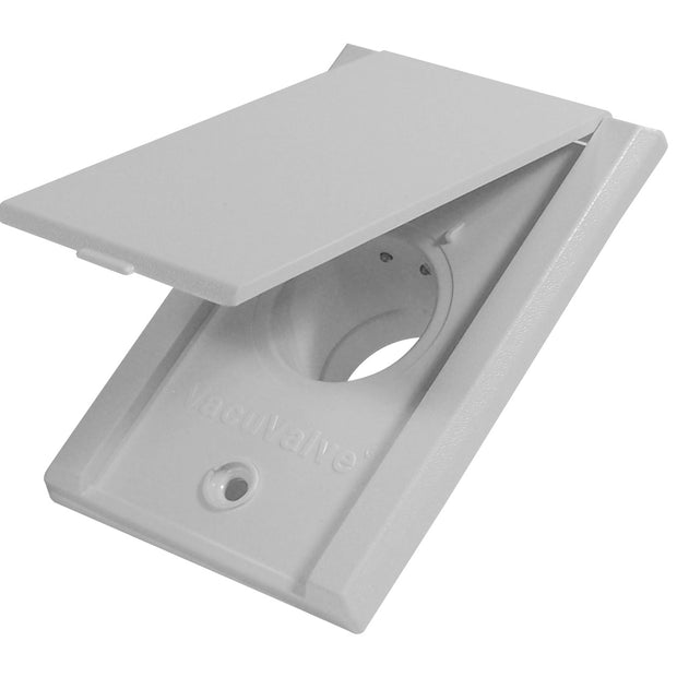 Inlet Valve Square door - Fitting for Central Vacuum Installation - Canplas 775590W