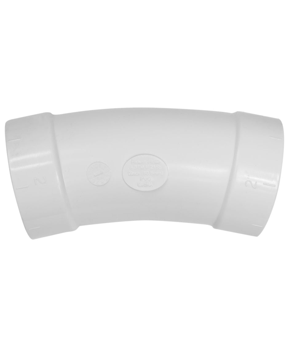 22.5Â° Elbow for Central Vacuum Installation - Hide-A-Hose HS202142