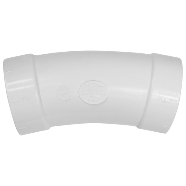 22.5Â° Elbow for Central Vacuum Installation - Hide-A-Hose HS202142