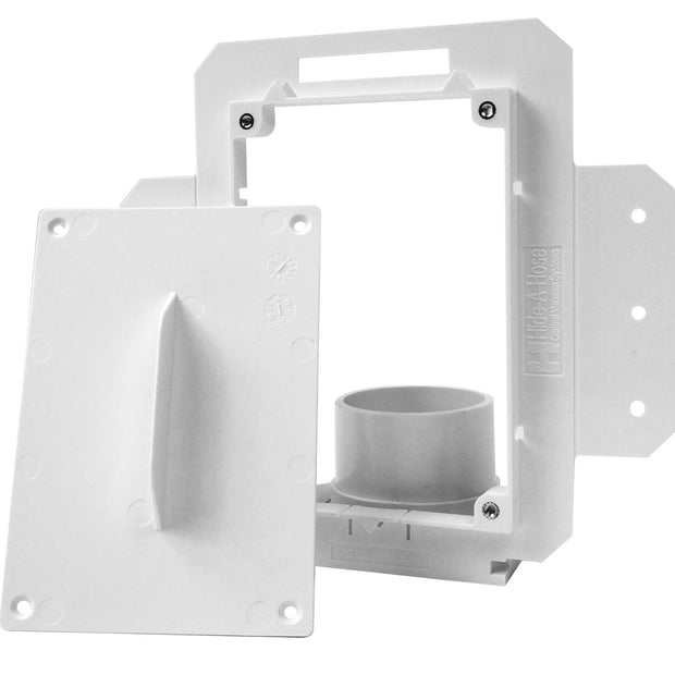 Inlet Installation Kit for Central Vacuum - White - Hide-A-Hose HS5000R
