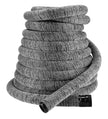 Central Vacuum Hose - 52' (15.8 m) for Retractable Hose System - With Grey Hose Cover - Plastiflex VX400114052VRET4