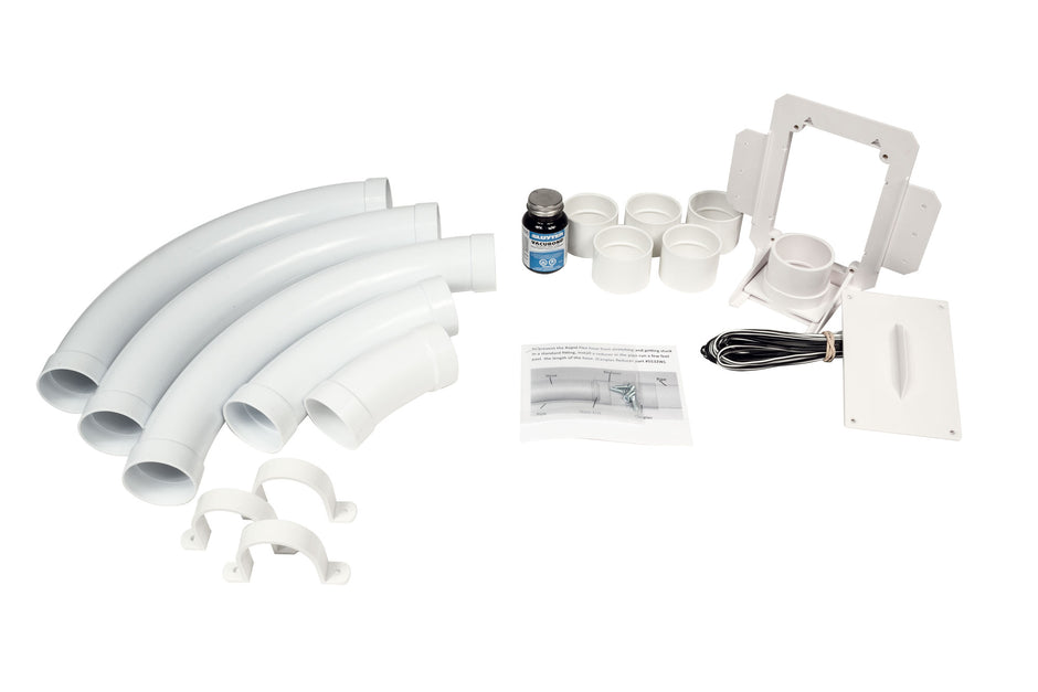 Installation Kit for Hide-A-Hose System - 30' (9 m) or 40'  (12 m) Retractable Hose - for HS5000 Inlet