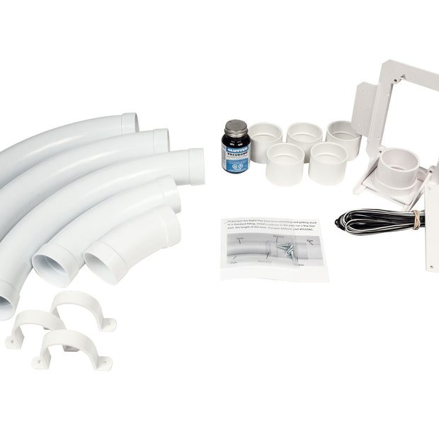 Installation Kit for Hide-A-Hose System - 30' (9 m) or 40'  (12 m) Retractable Hose - for HS5000 Inlet