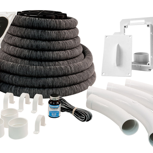 Complete Installation Kit Hide-a-Hose - 50' (15 m) Retractable Hose - for HS5000 Inlet