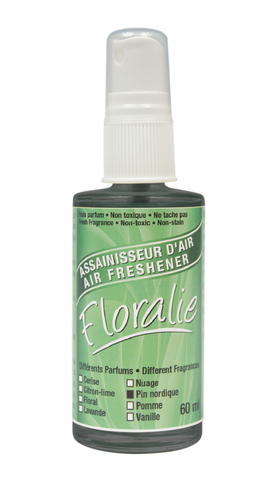 Air Freshener - Ultra Concentrated - Nordic Pine Fragrance - 2 oz (60 ml) - Floralie 04008-0