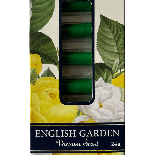 Air Freshener for Vacuum Cleaners - English Garden Scent - Pack of 8 - 24 g