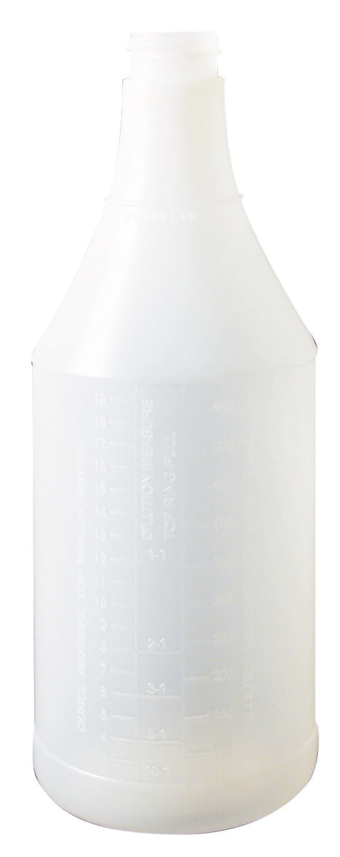 Round Plastic Bottle - 24 oz (710 ml) - White