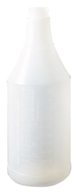Round Plastic Bottle - 24 oz (710 ml) - White