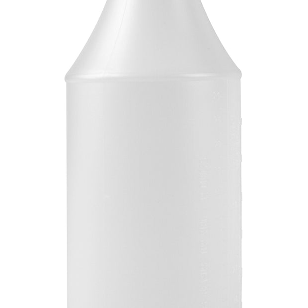 Round Plastic Bottle - 32 oz (909 ml) - White