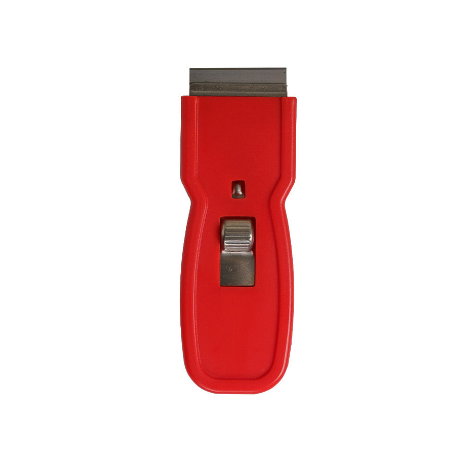 Small Plastic Windows Scraper - Red