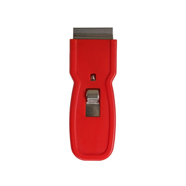 Small Plastic Windows Scraper - Red