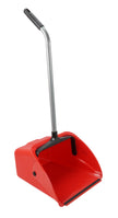 Standing Dust Pan - Long Handle - Jumbo - Red