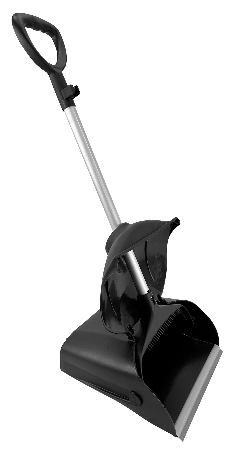 Dustpan with Wheels, Long Handle and Lid