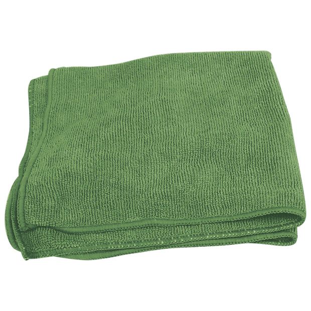 Multi-Purpose Microfiber Cloth 250 GSM - 16'' x 16'' (40.6 cm x 40.6 cm) - Green