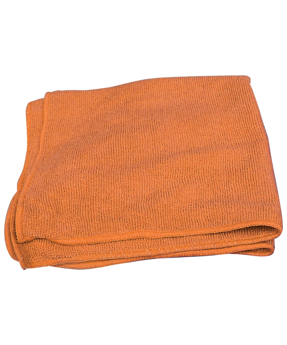 Multi-Purpose Microfiber Cloth 250 GSM - 16'' x 16'' (40.6 cm x 40.6 cm) - Orange