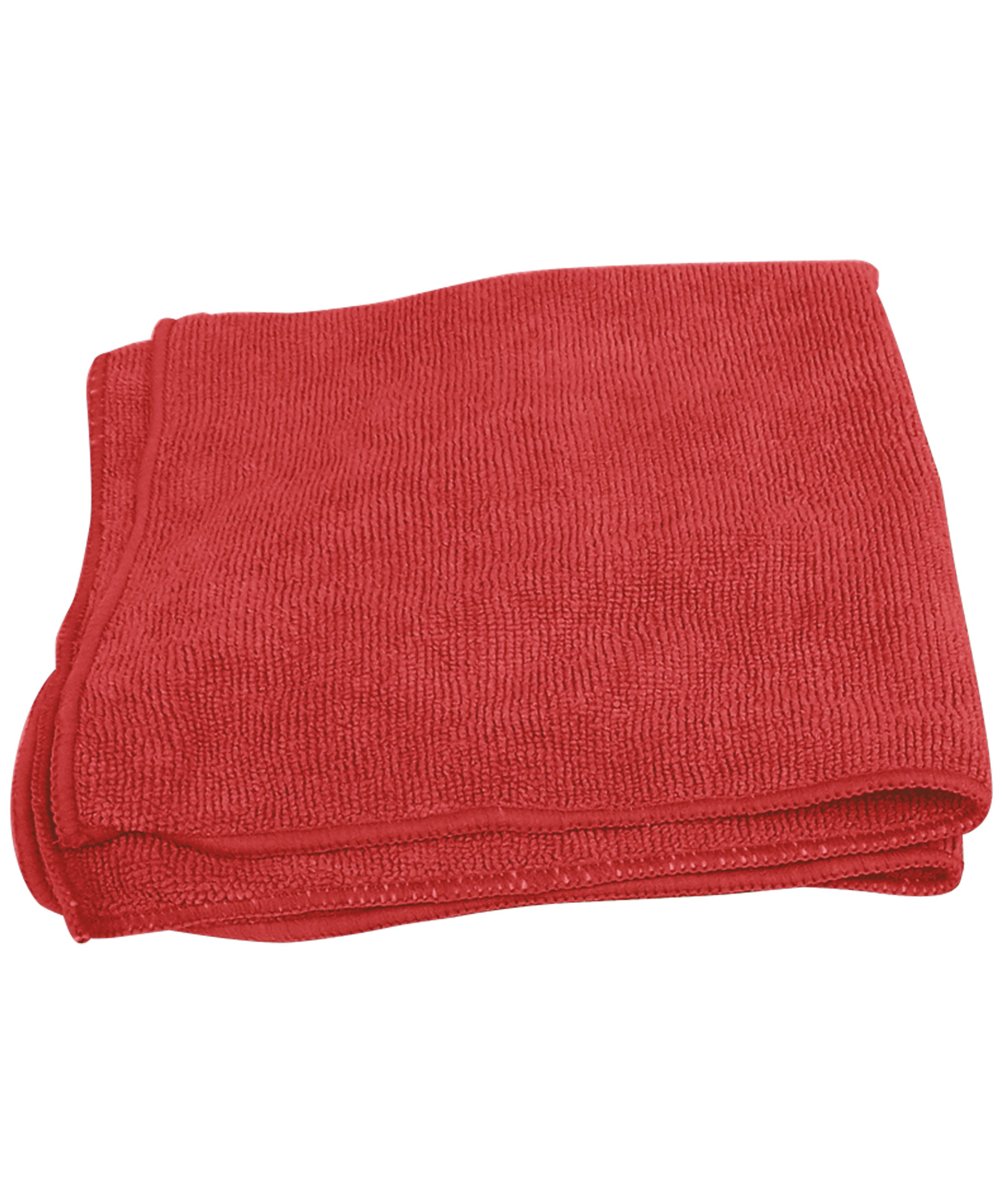 Multi-Purpose Microfiber Cloth 250 GSM - 16'' x 16'' (40.6 cm x 40.6 cm) - Red