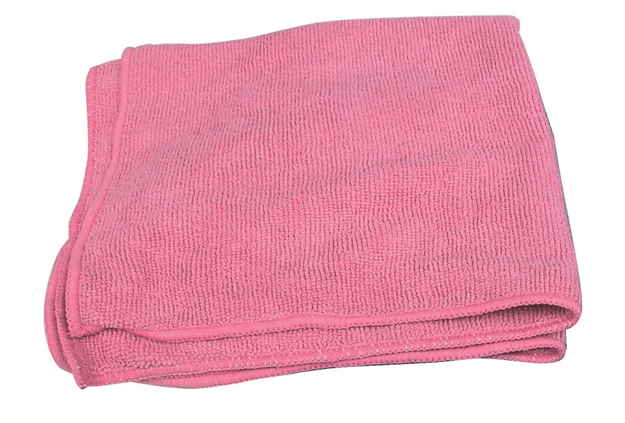 Multi-Purpose Microfiber Cloth - 16'' x 16'' (40.6 cm x 40.6 cm) - Pink