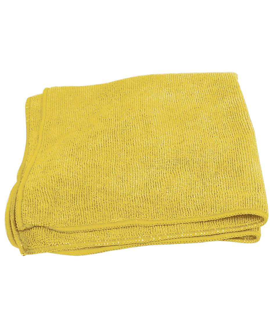 Multi-Purpose Microfiber Cloth 250 GSM - 16'' x 16'' (40.6 cm x 40.6 cm) - Yellow