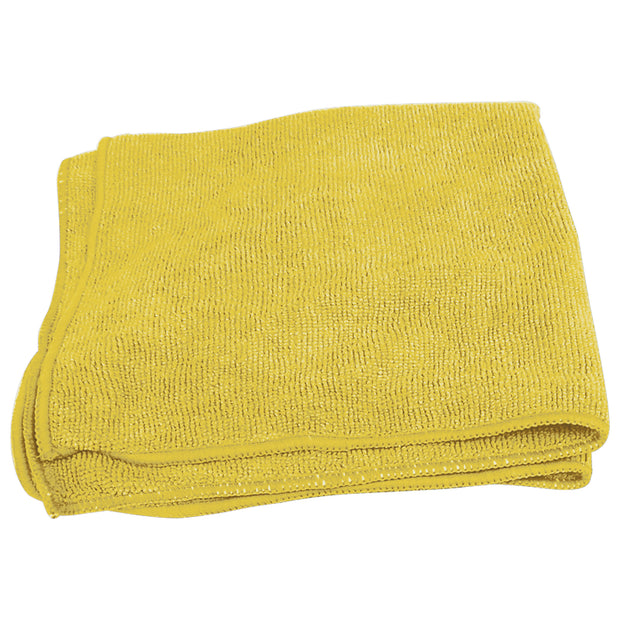 Multi-Purpose Microfiber Cloth 250 GSM - 16'' x 16'' (40.6 cm x 40.6 cm) - Yellow