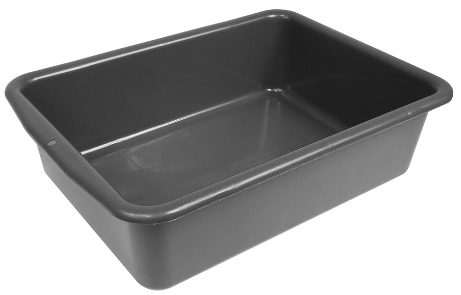 Plastic Tote Bin - 6" (15.2 cm) Depth - Grey