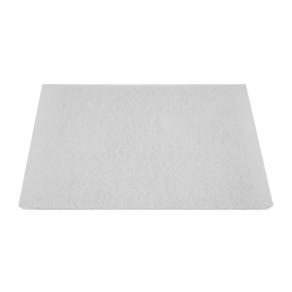 Light Duty Scouring Pad - 9'' X 6'' X 0.7'' (22.8 cm x 15.2 cm x 1.7 cm) - White
