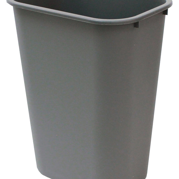 Light Trash Can / Bin - Wastebasket - 10.25 gal (38 L) - Grey