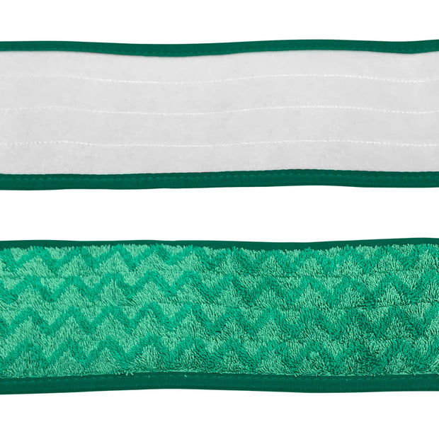Microfiber Dry Pad - 24" (60.96 cm) Long - Double Edging - Green