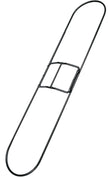 Frame for Oval Dusting Mop - 5'' x 24