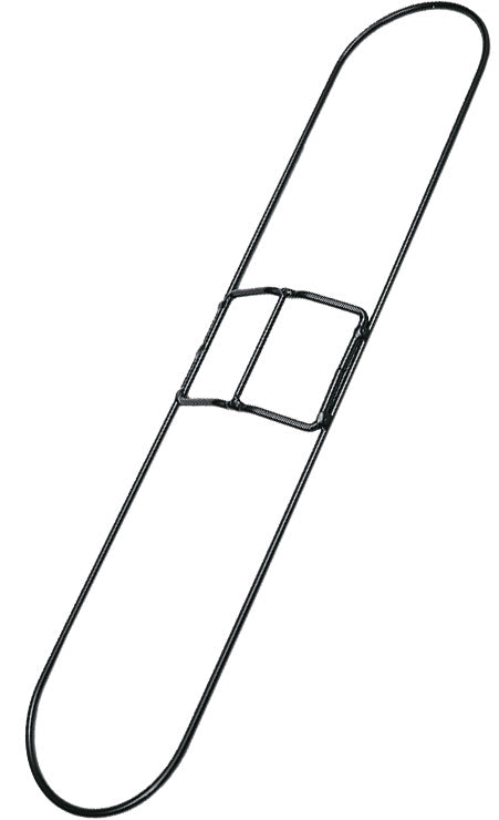 Frame for Oval Dusting Mop - 5'' x 48" - (12.7 cm x 121.9 cm) - Metal