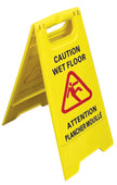 Bilingual Floor Sign 