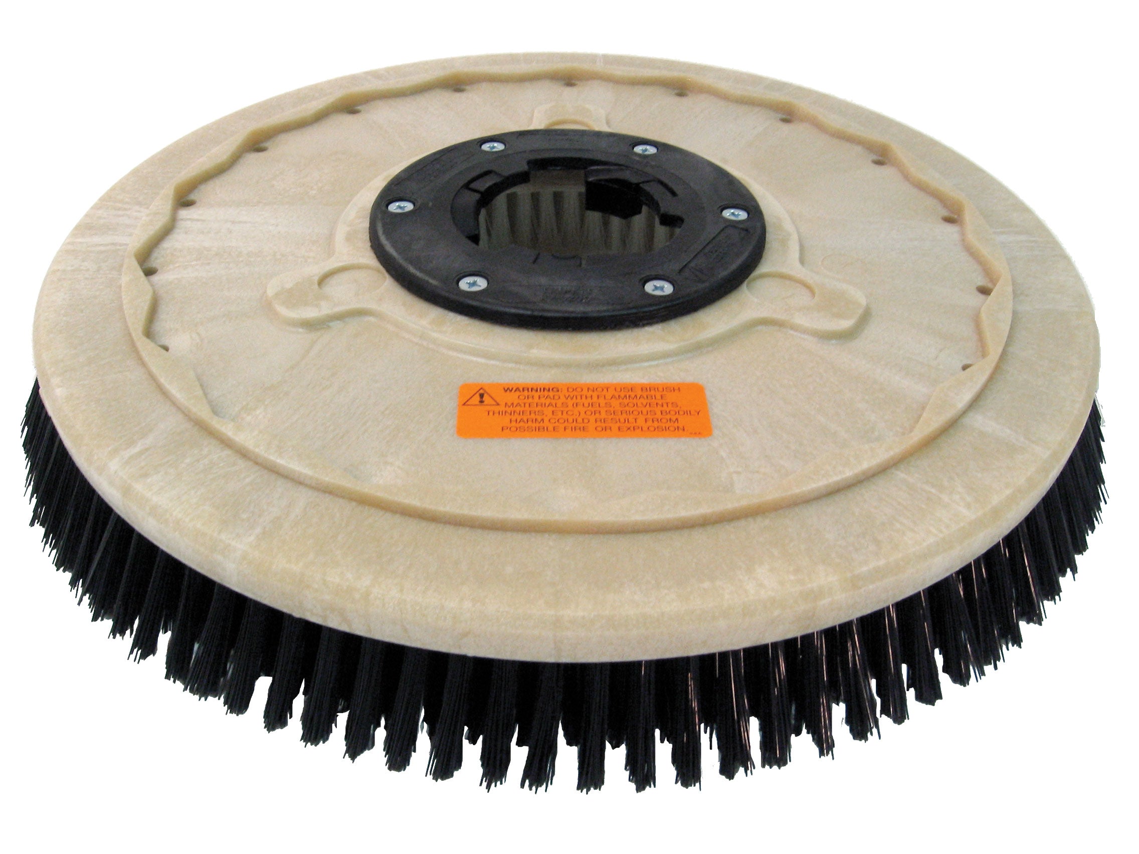 15'' Poly Rigid Brush with Clutch Plate