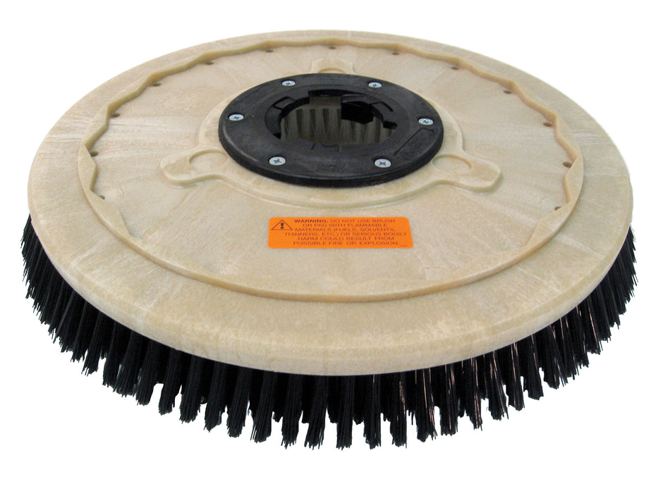 Rigid Polyester Brush of 18" (46 cm) with Clutch Plate