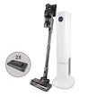 Cordless Stick Vacuum Cleaner with Charging Station - X30 - 2x 25.9 V Batteries - Charcoal