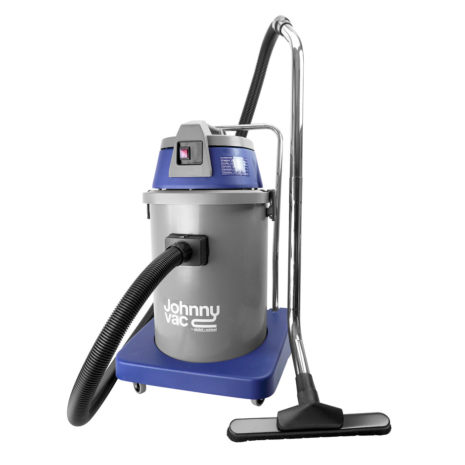 Wet & Dry Commercial Vacuum from Johnny Vac - 10 gal (38 L) Tank Capacity - 8'  (2,5 m) Hose - Metal Wands - Brushes and Accessories Included - Ghibli  - AS400P - JV400