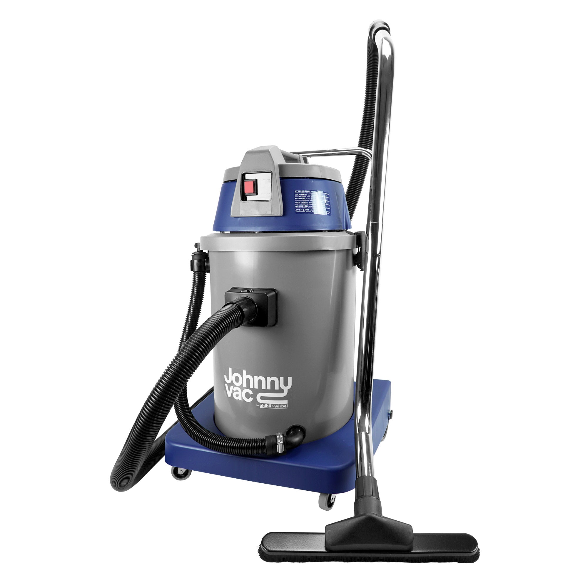 Commercial Wet & Dry Vacuum - with Drain Hose - 10 gal (38 L) Tank Capacity - 10' (3 m) Hose - Metal Wands - Brushes and Accessories Included - Ghibli 17261250018 - AS400P - JV400D