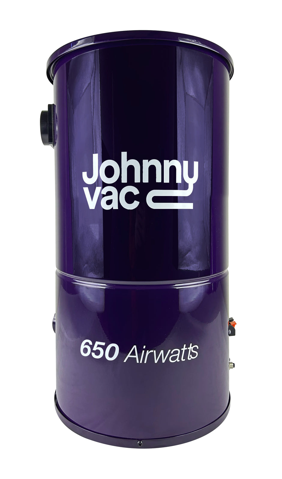 Central Vacuum Johnny Vac - Silent - 650 Airwatts - 5 gal (19 L) Tank Capacity - Wall Mount Bracket - Microtex Filter - HEPA Bag
