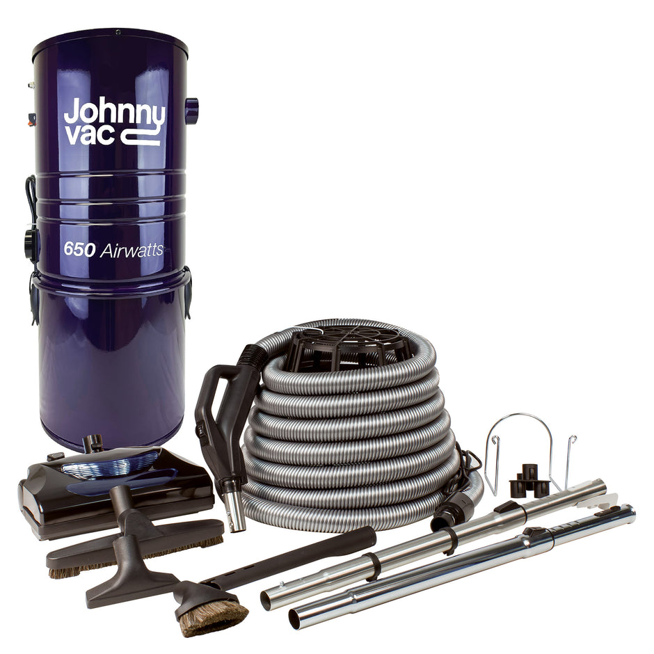 VACUUM JV650LS + ELECTRICAL KIT 30'  PN11BK AND SILVER HOSE