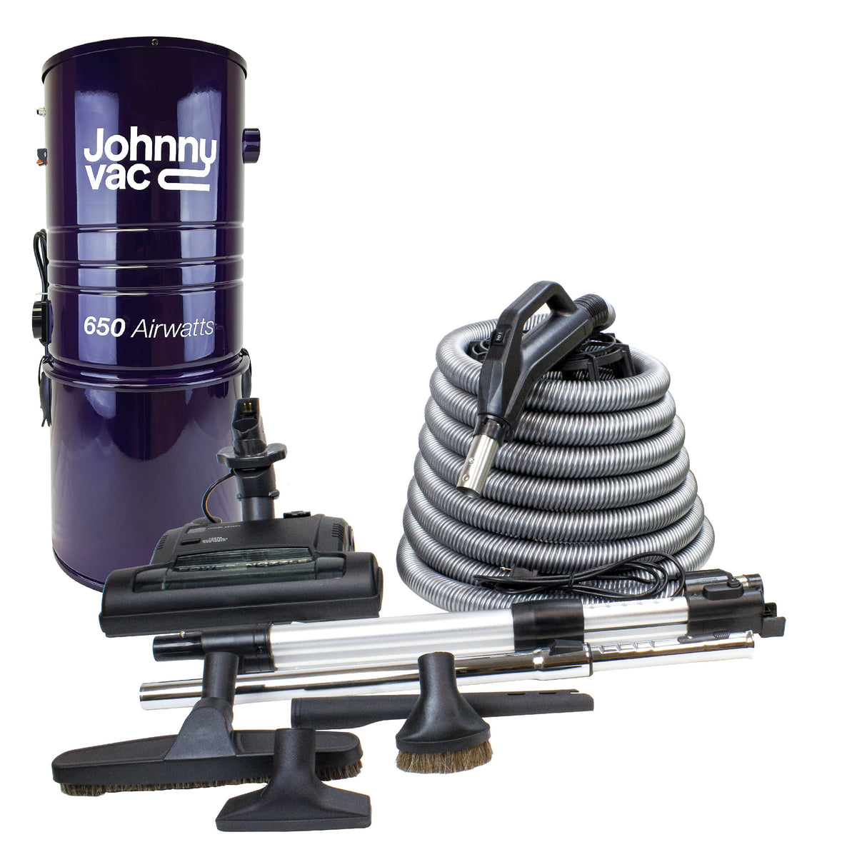 VACUUM JV650LS + ELECTRICAL KIT 35'  PN33BK AND SILVER HOSE